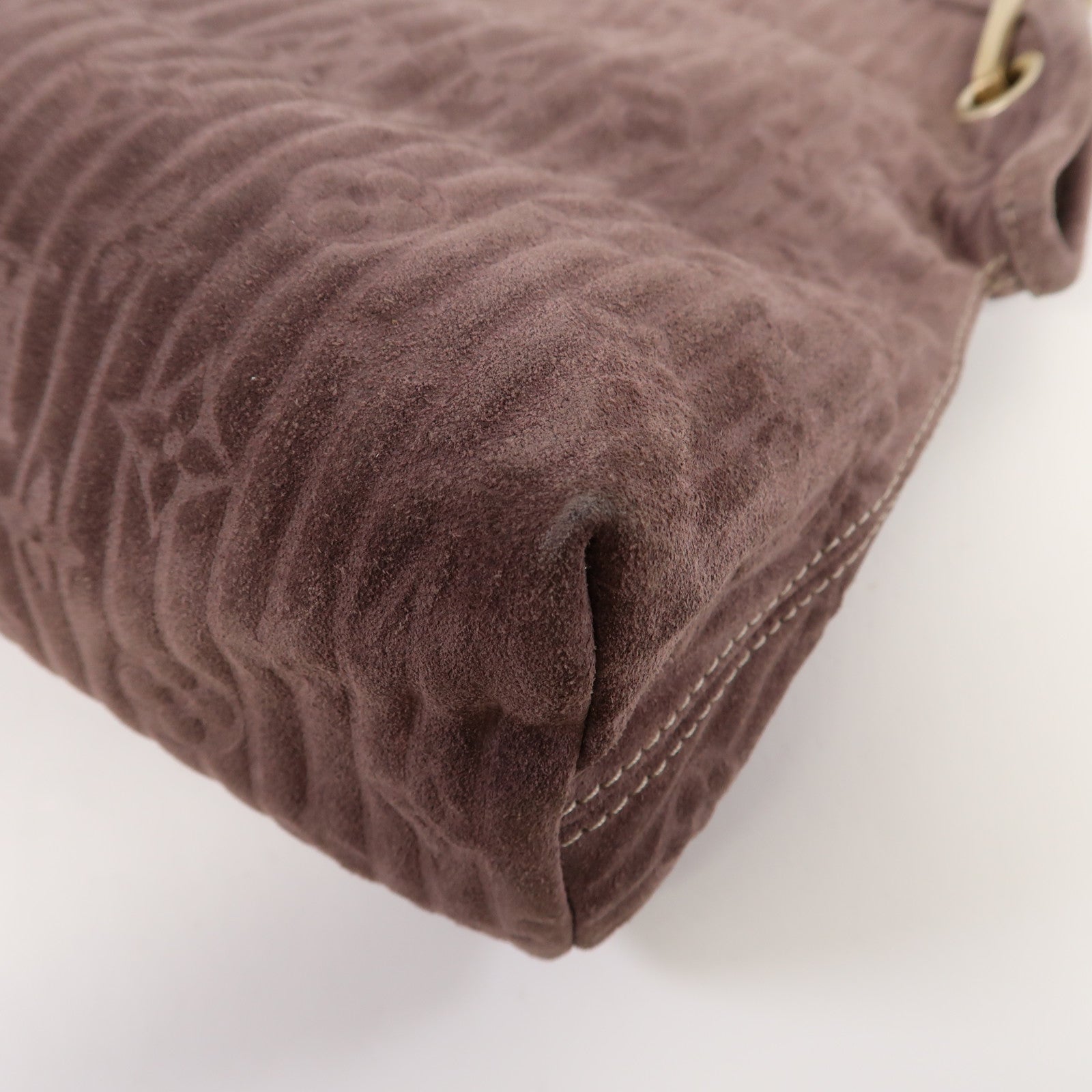 LOUIS VUITTON 【激減優惠】Monogram Suede/蛇皮皮革 Kohl Whisper PM金扣紫色