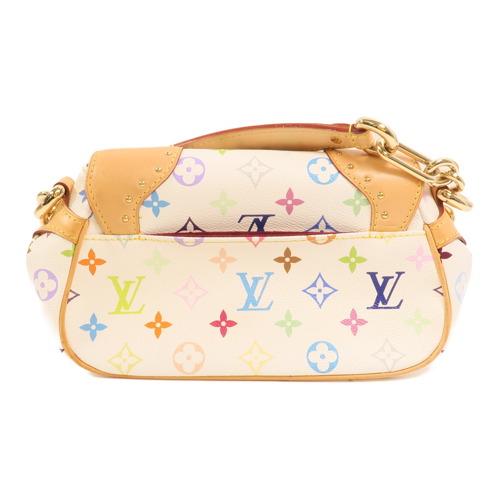 LOUIS VUITTON Monogram Multicolore Marilyn金扣肩背袋