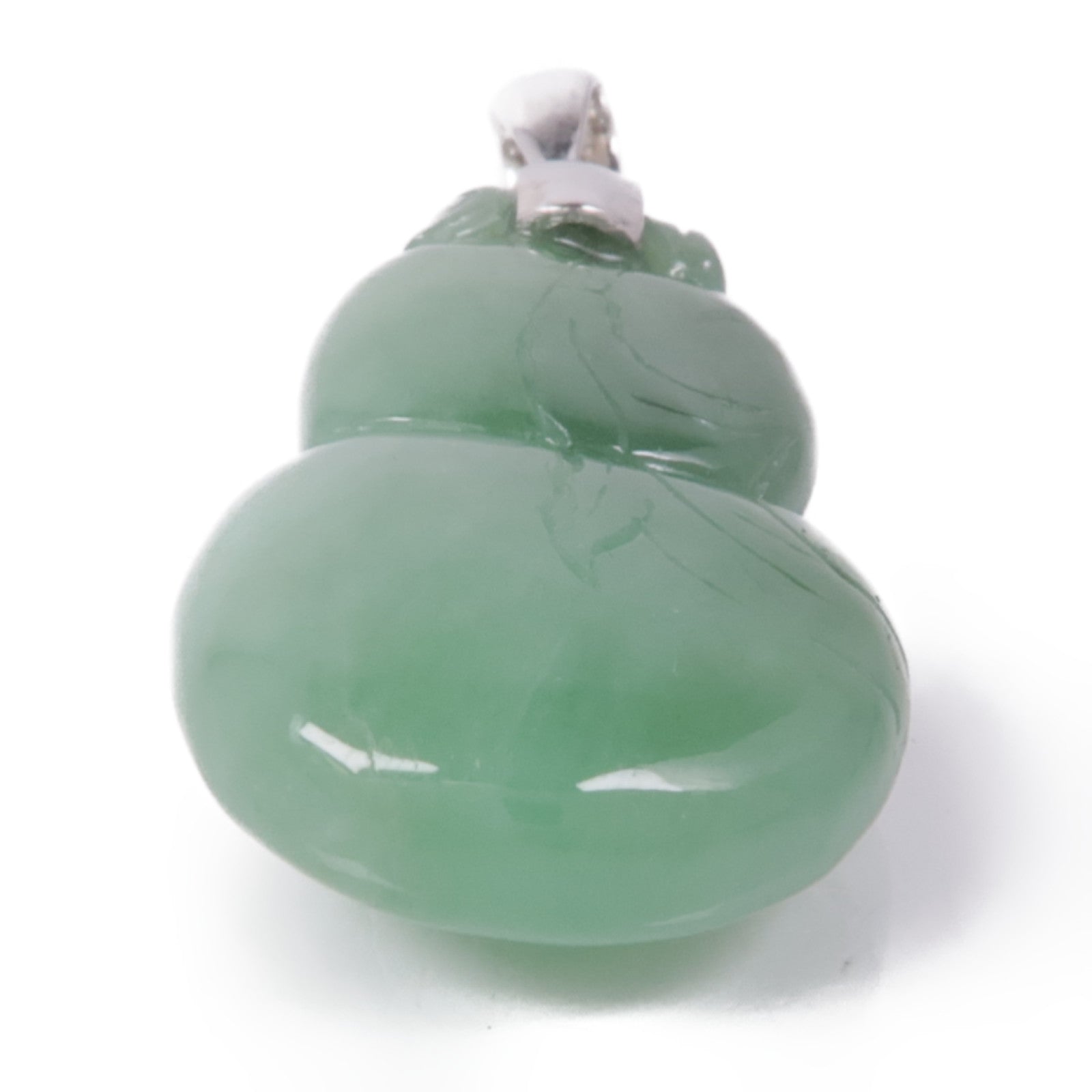 JEWELRY Jade Pendant Top 18K White Gold