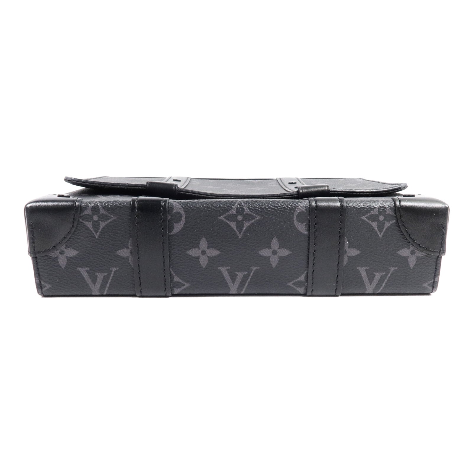 LOUIS VUITTON Monogram Eclipse Trunk Messenger肩背袋