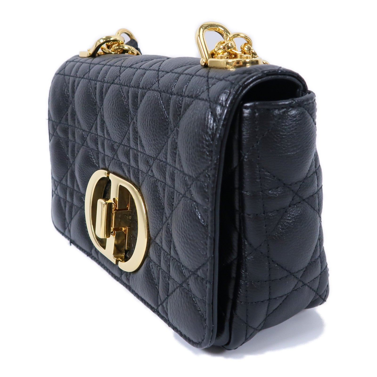 Dior 牛皮皮革Caro Small鏈帶肩背袋