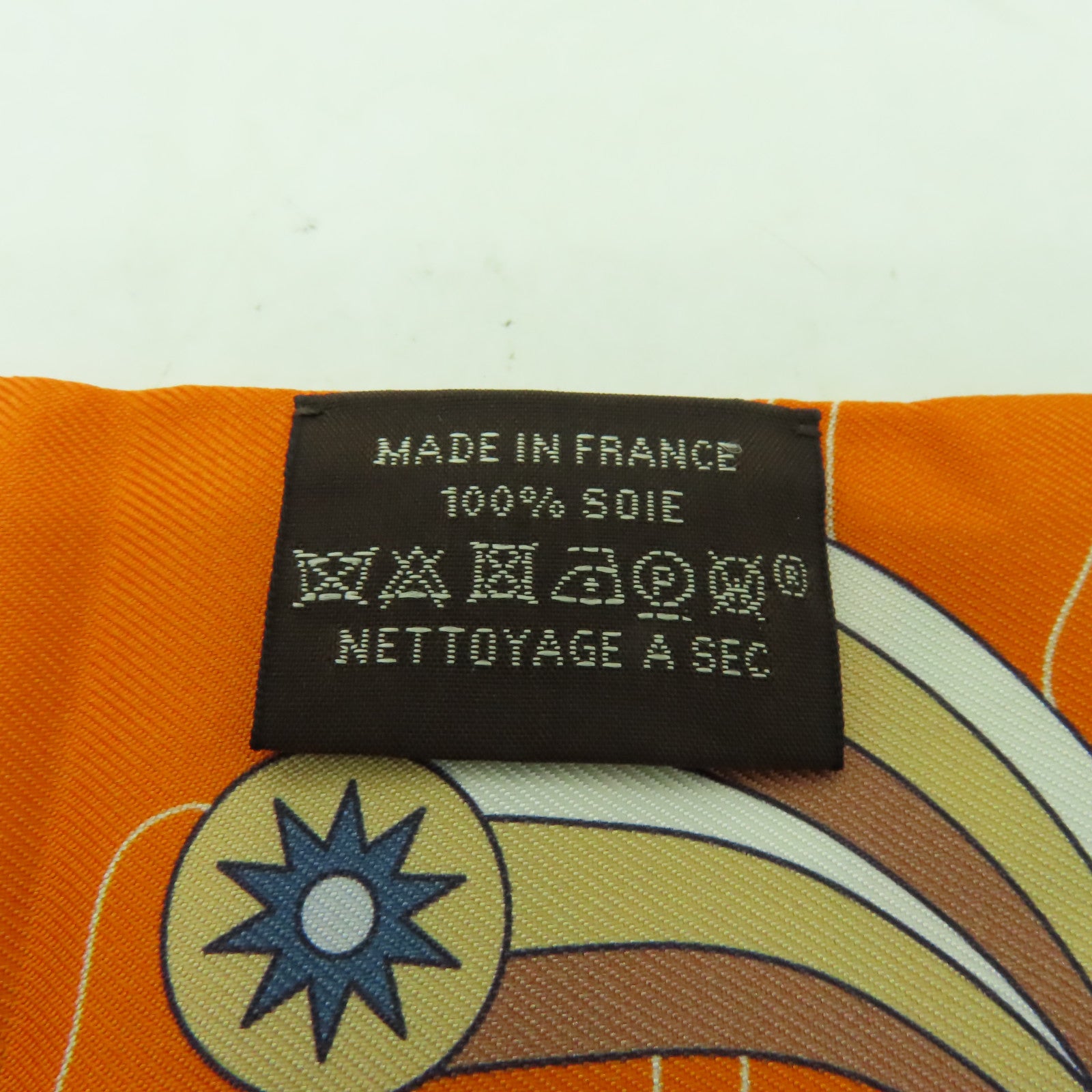 HERMES 【激減優惠】絲質Twilly絲巾橙色/彩色