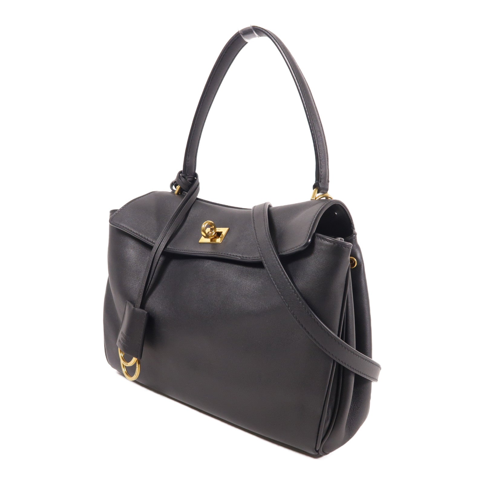 BALENCIAGA 牛皮皮革Rodeo金扣手挽肩背兩用袋