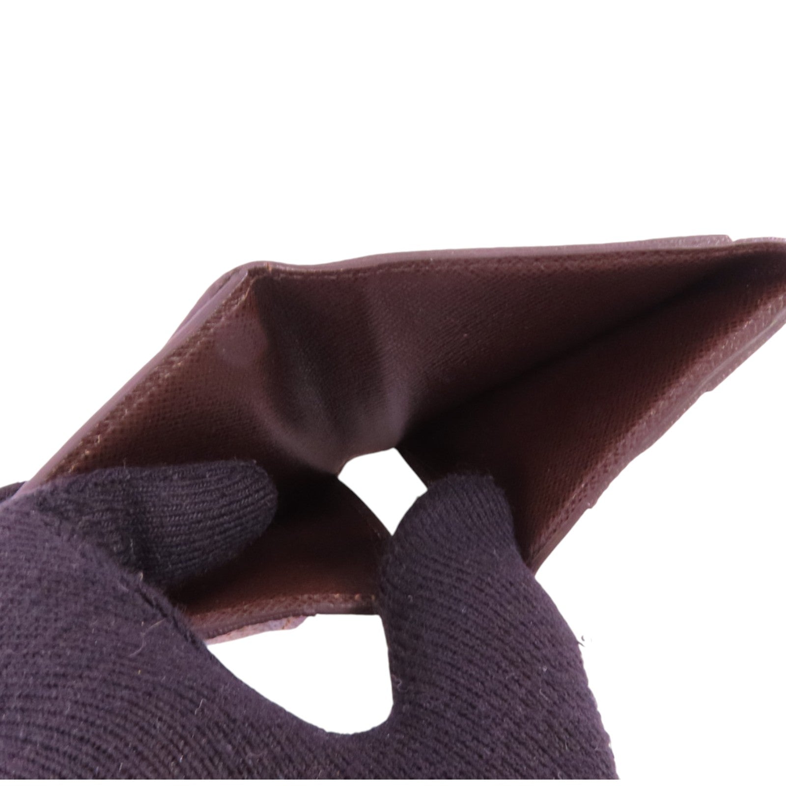 LOUIS VUITTON 【激減優惠】Damier Ebene Portofoille Origami金扣短錢包