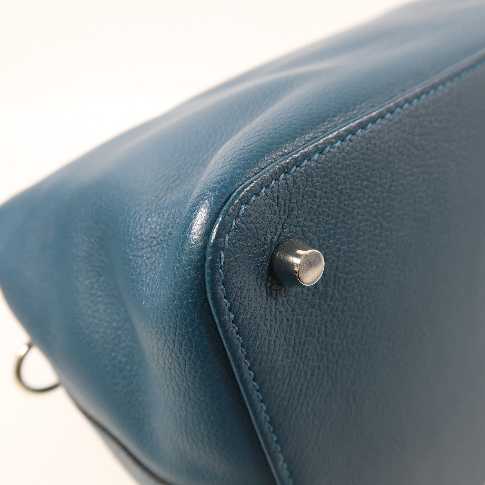 HERMES Evercolor皮革Toolbox 26銀扣手挽肩背兩用袋1P Colvert