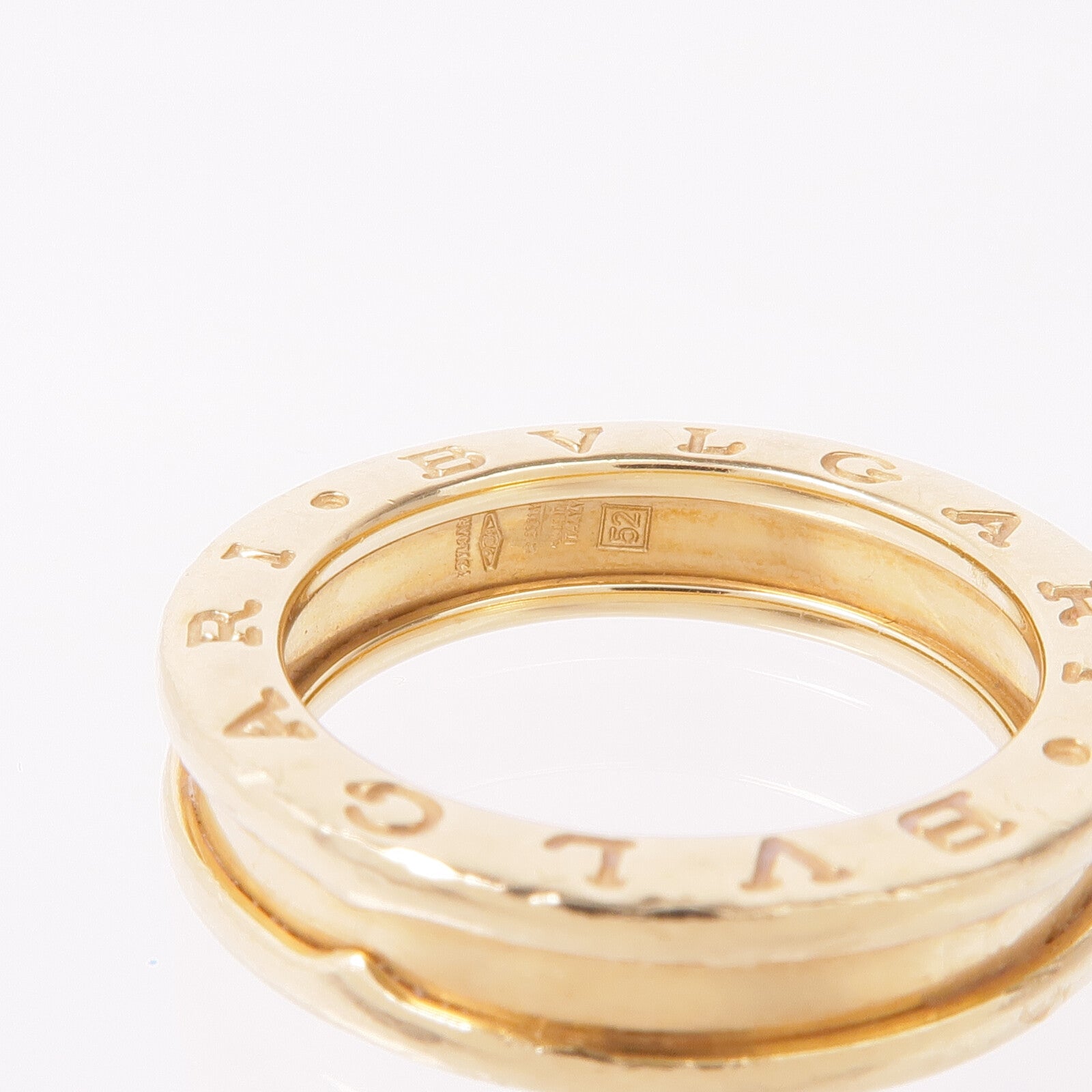 BVLGARI 18K黃金B-zero1 Ring戒指BLV#52/US#6