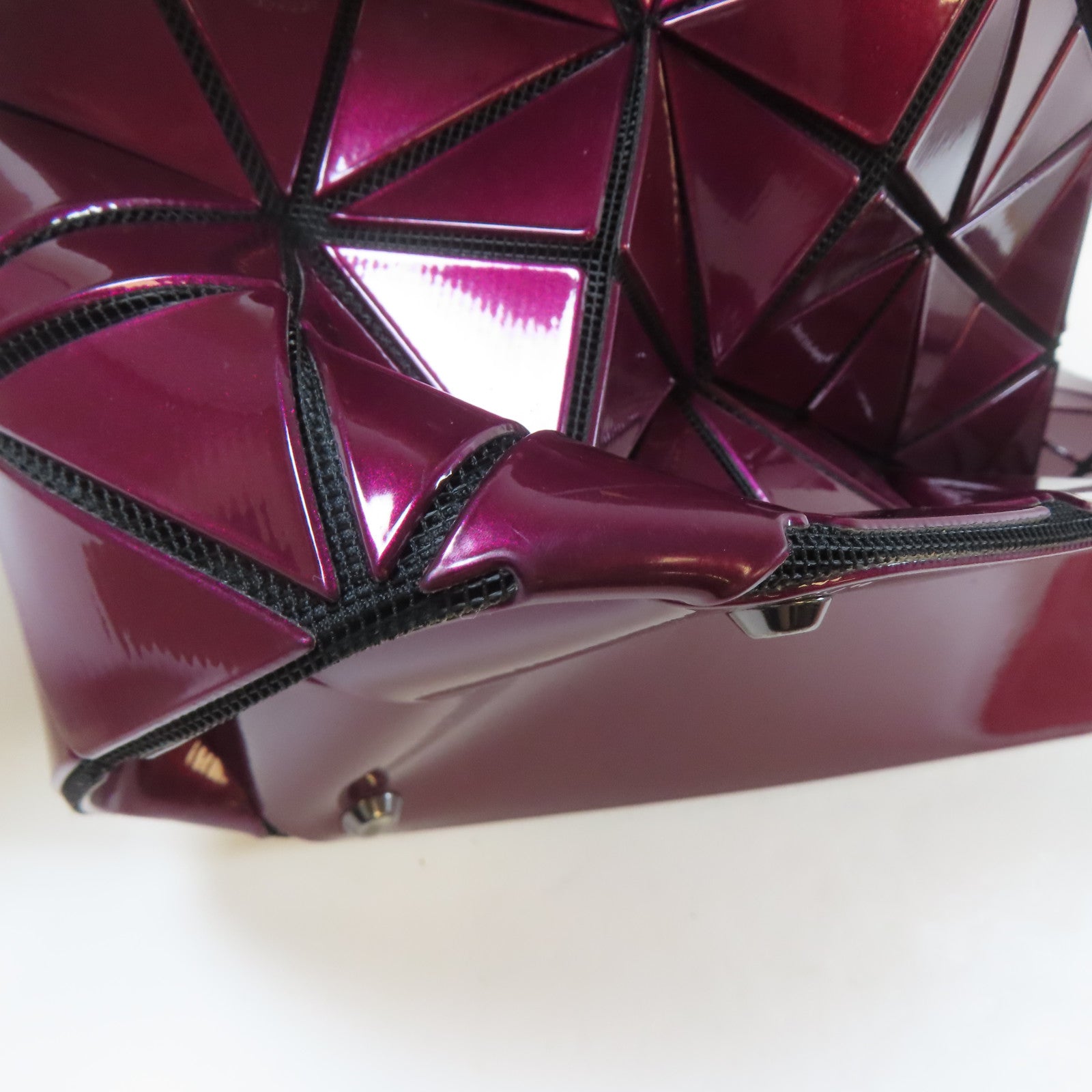 ISSEY MIYAKE PVC Issey Miyake Bao Bao Shoulder Bag肩背袋粉紅色