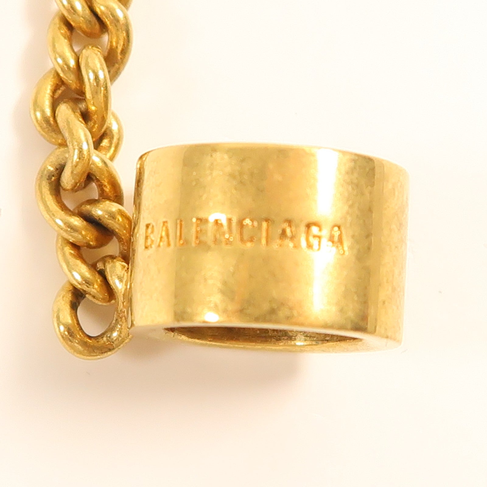 BALENCIAGA 金屬Screw Drop Earrings耳環金色