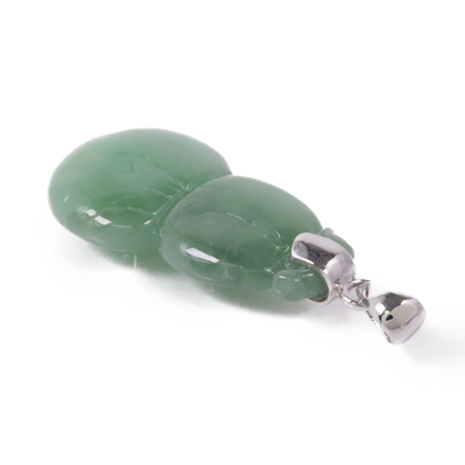 JEWELRY Jade Pendant Top 18K White Gold