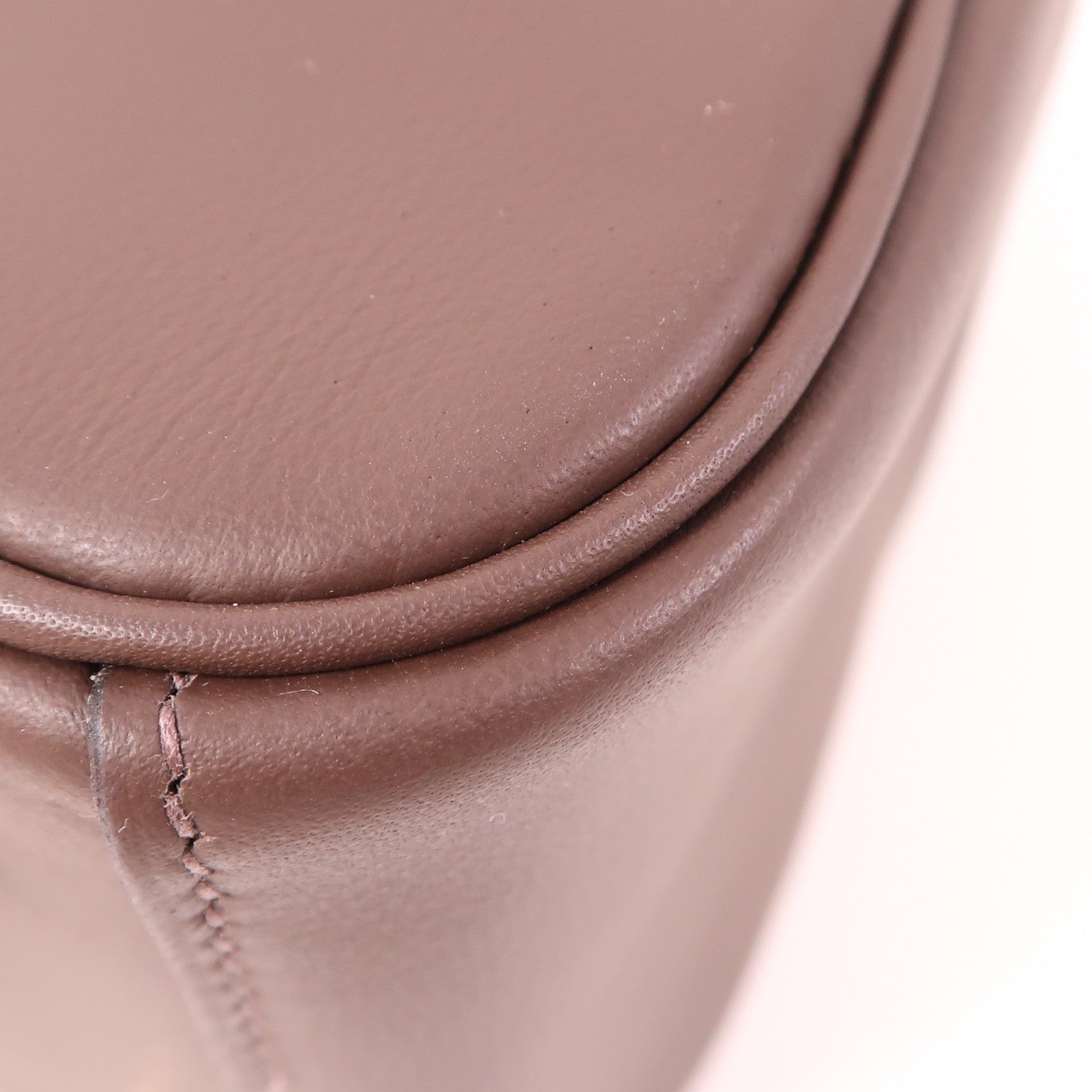 HERMES Swift皮革Mini Lindy金扣手挽肩背兩用袋Moka