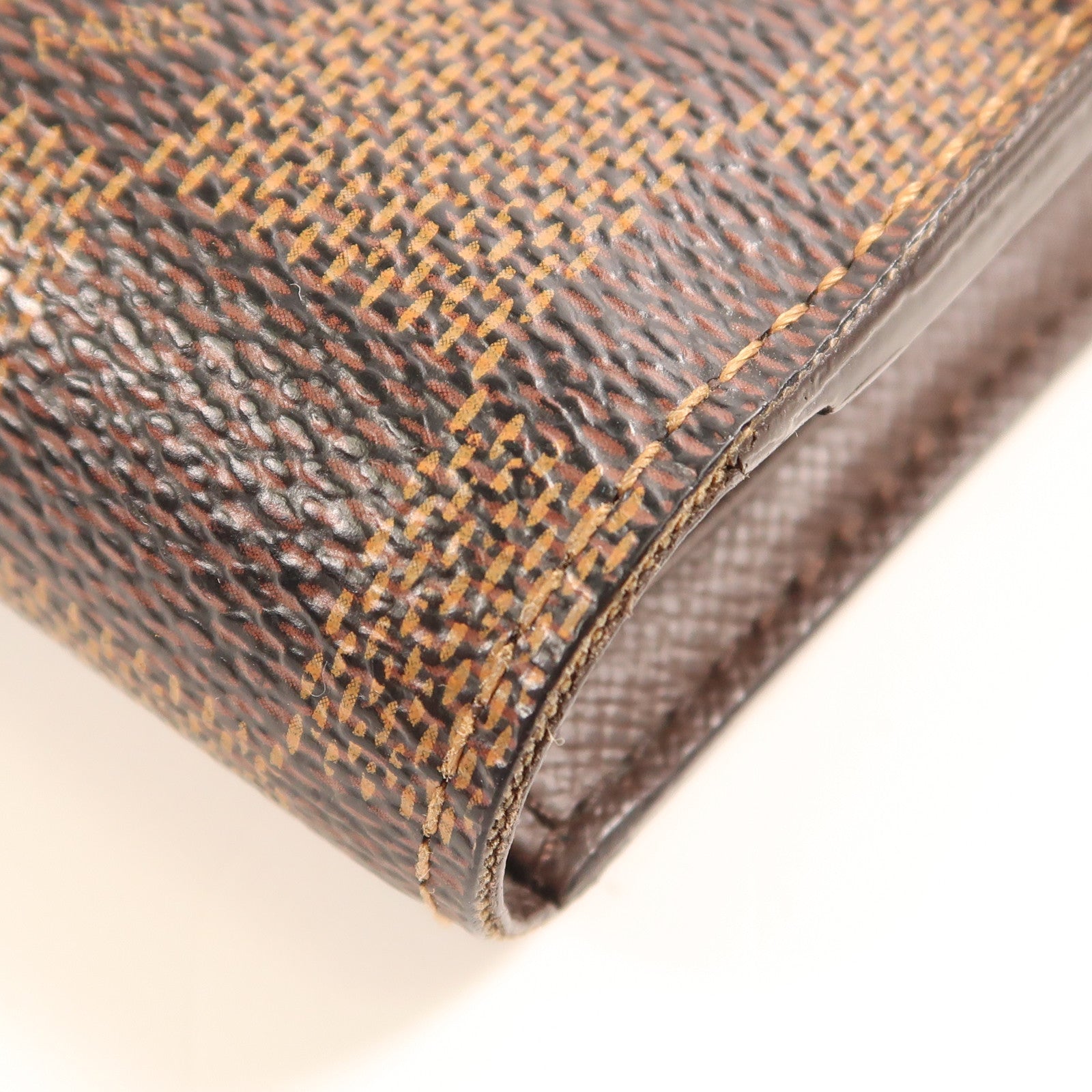 LOUIS VUITTON Damier Alexandra Wallet金扣錢包