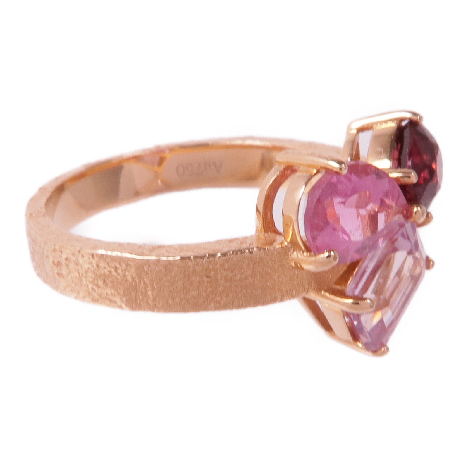 JEWELRY 18K玫瑰金Color Stone Ring彩色寶石戒指US#5.5