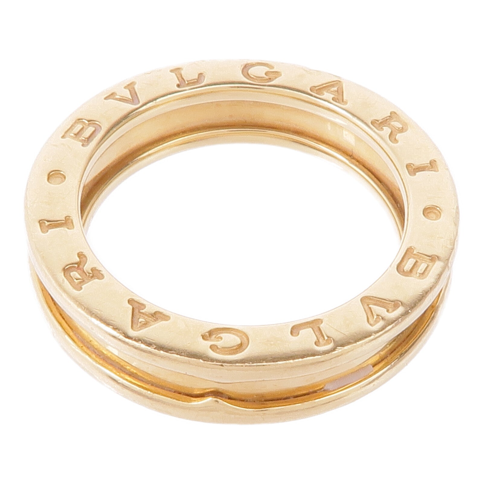 BVLGARI 18K黃金B-zero1 Ring戒指BLV#52/US#6