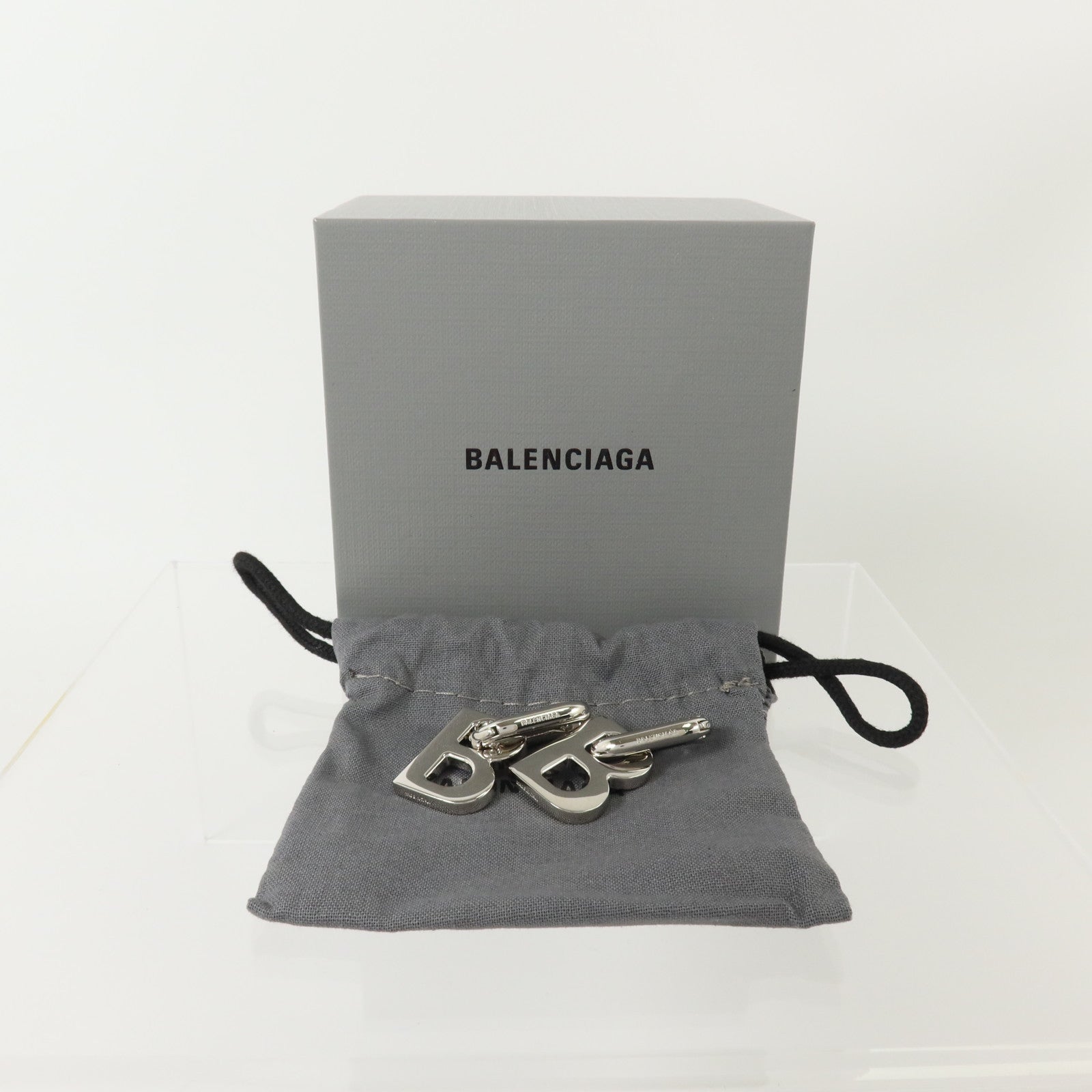 BALENCIAGA 金屬B Chain Xs Earrings耳環