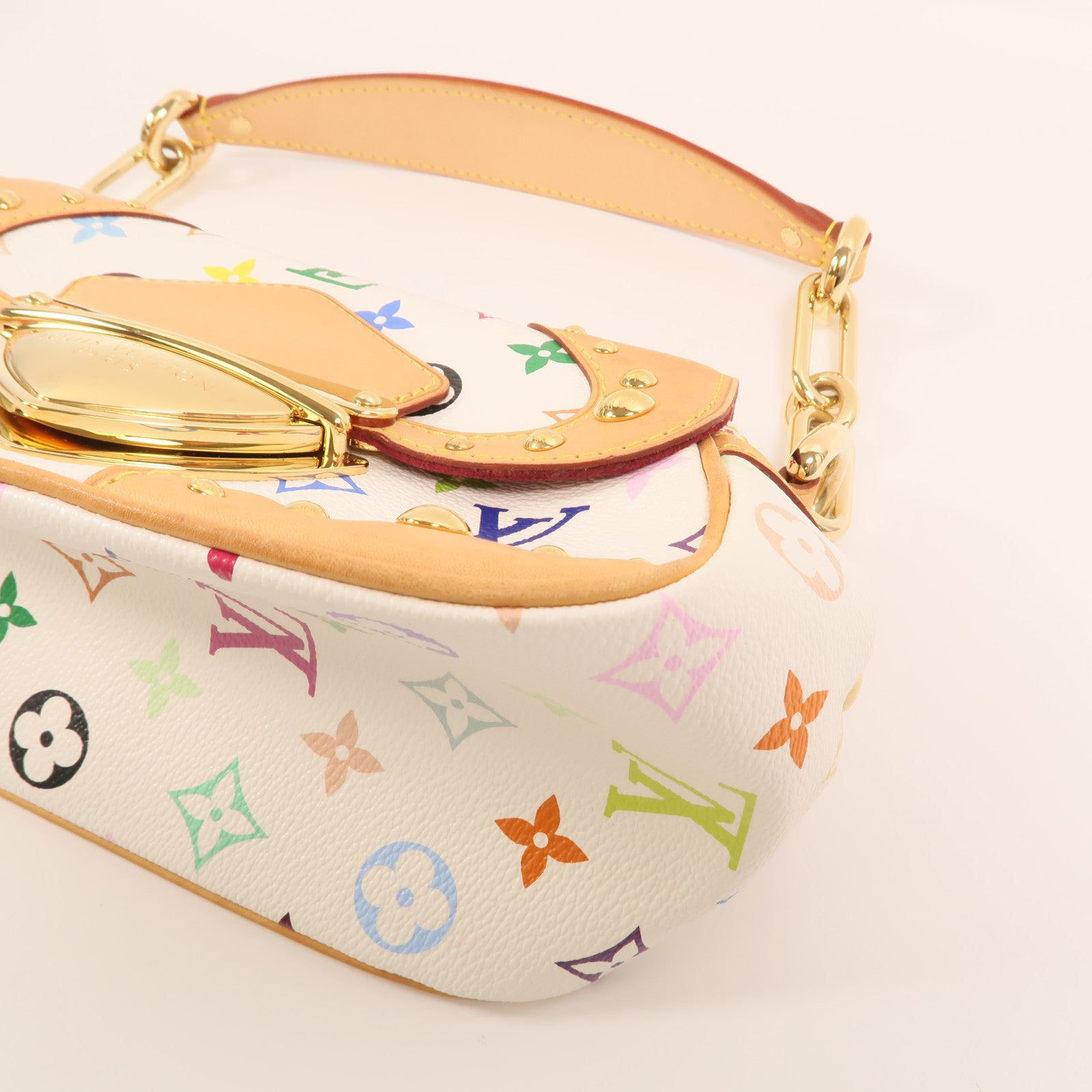 LOUIS VUITTON Monogram Multicolore Marilyn金扣肩背袋