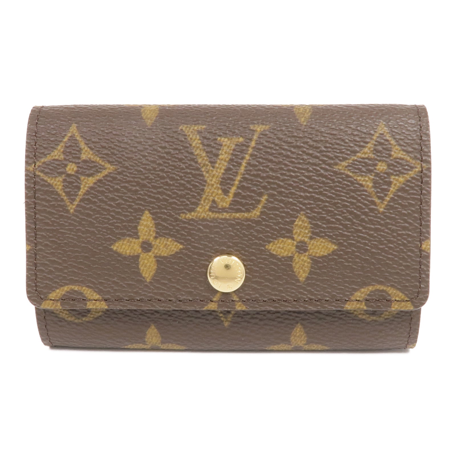 LOUIS VUITTON Monogram 6 Key Holder金扣鎖匙包