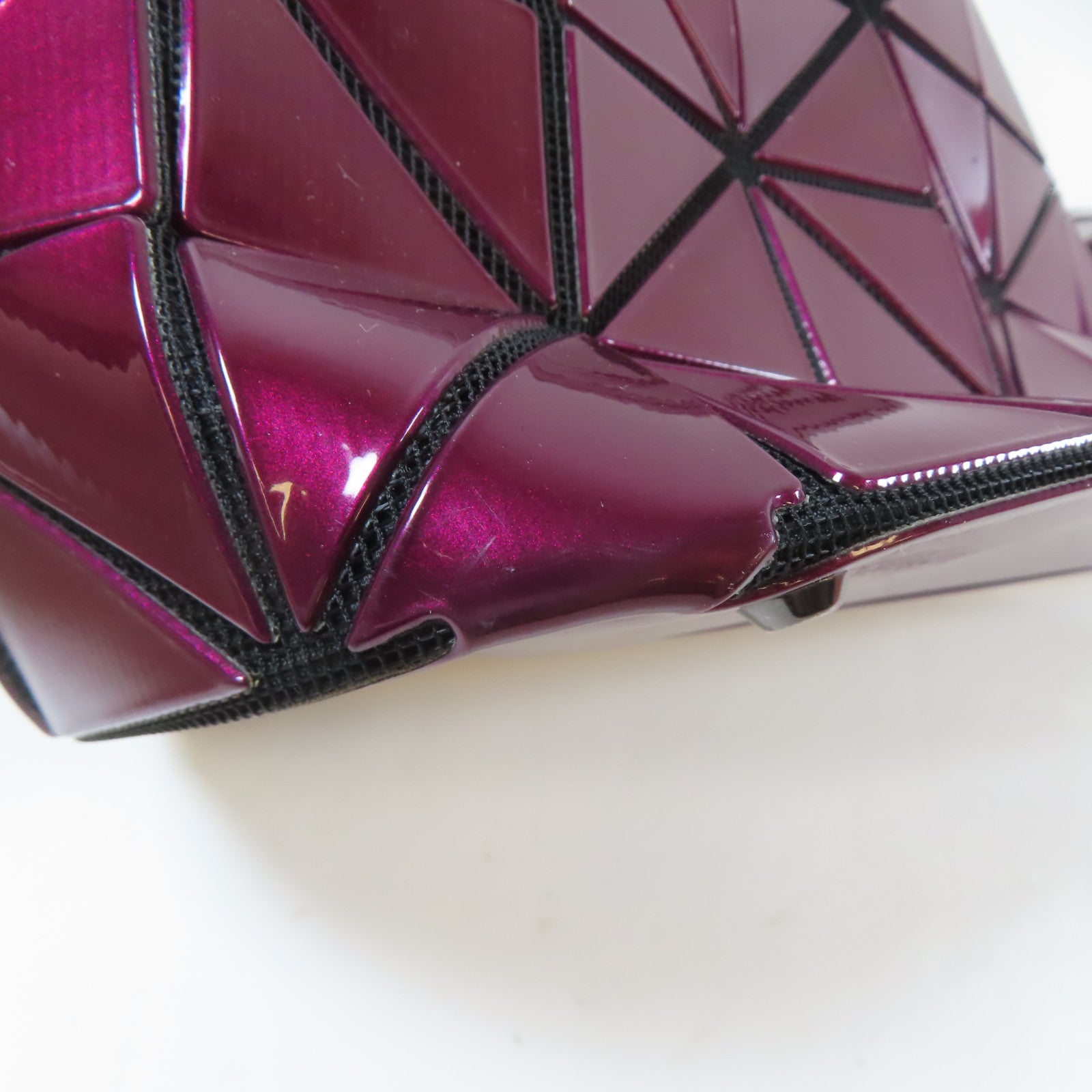 ISSEY MIYAKE PVC Issey Miyake Bao Bao Shoulder Bag肩背袋粉紅色