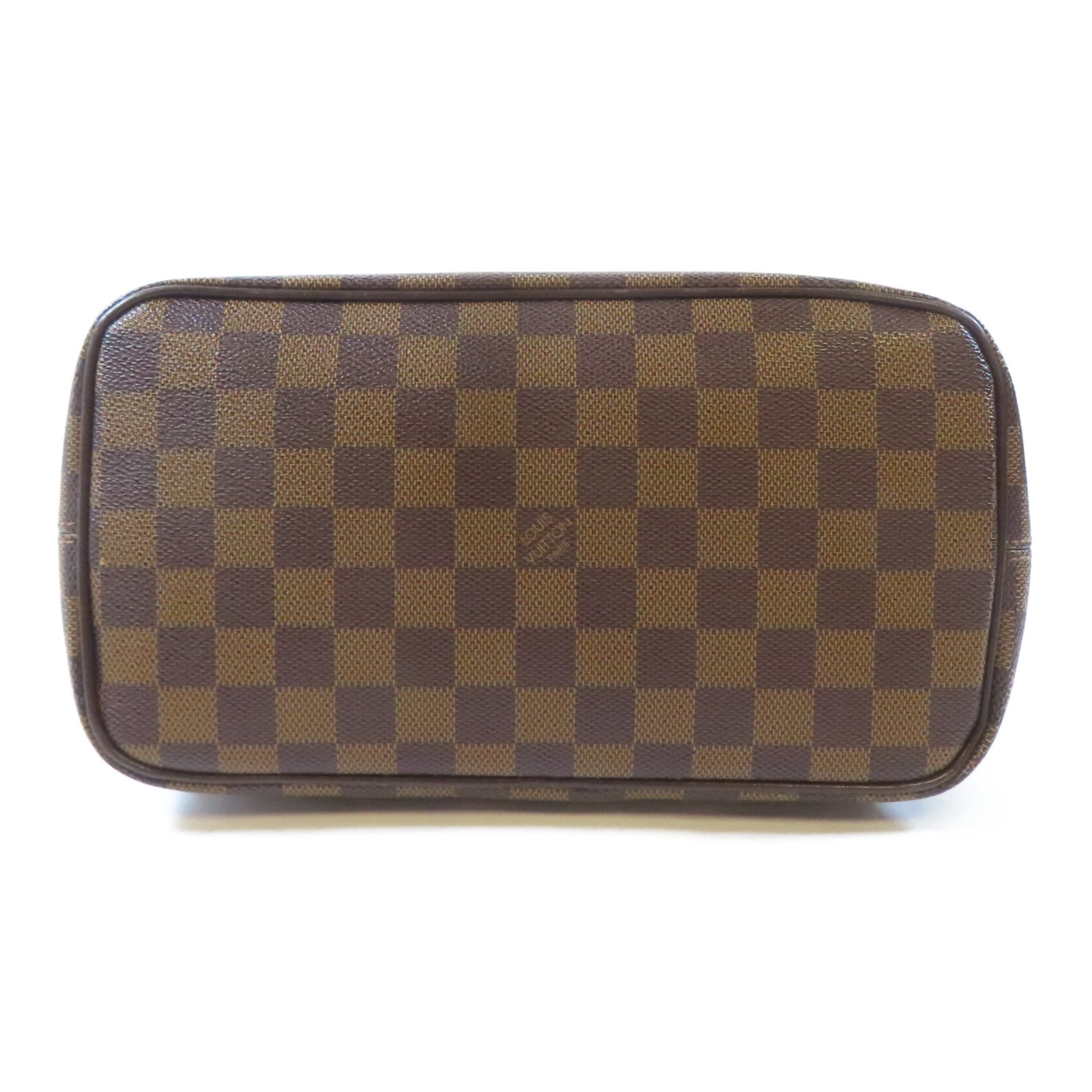 LOUIS VUITTON Damier Saleya PM金扣肩背袋啡色