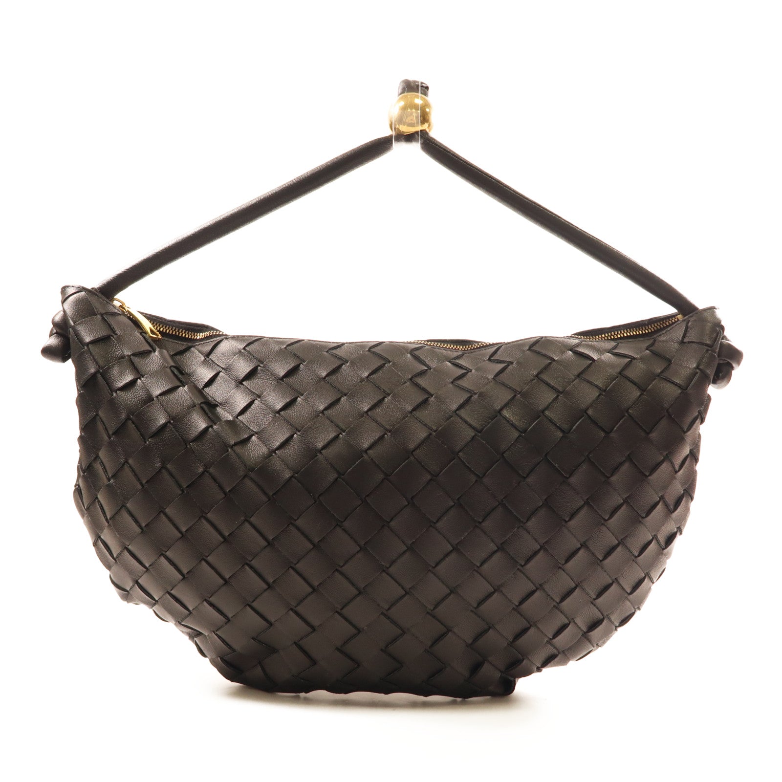 BOTTEGA VENETA 羊皮皮革Handbag金扣手挽袋