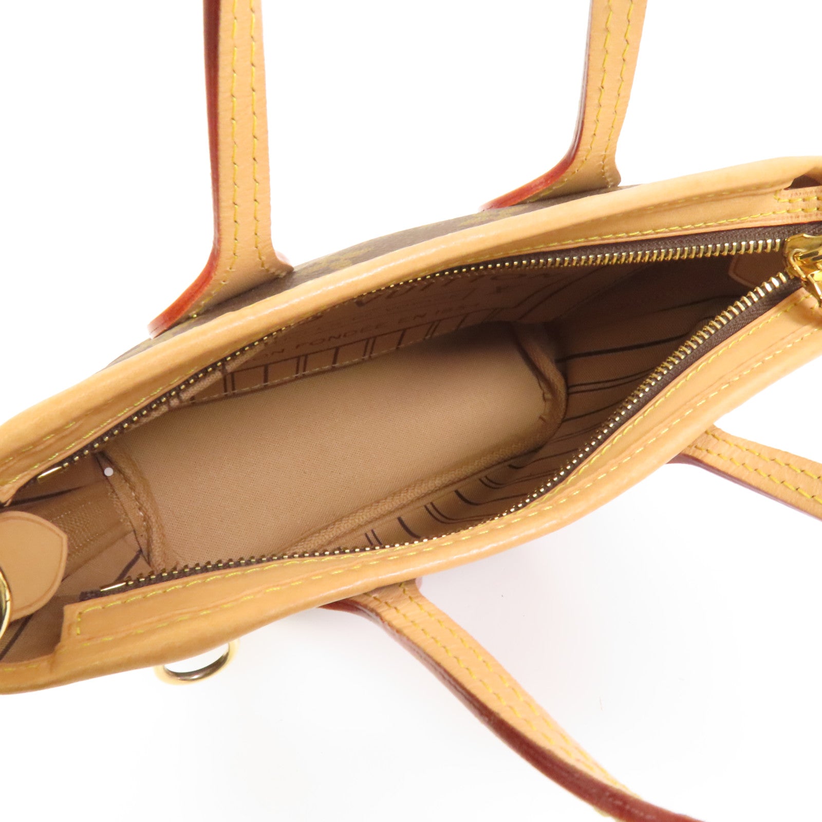 LOUIS VUITTON Monogram Neverfull BB金扣手挽肩背兩用袋