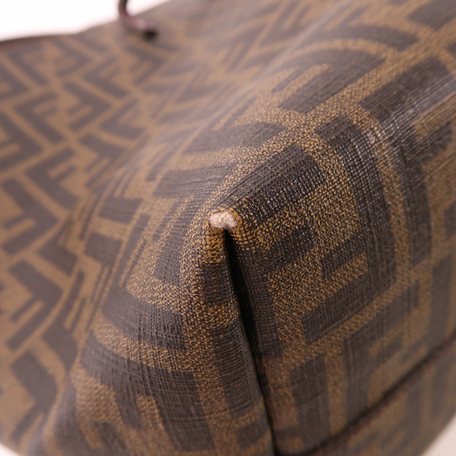 FENDI 塗層帆布Tote Bag金扣手挽袋