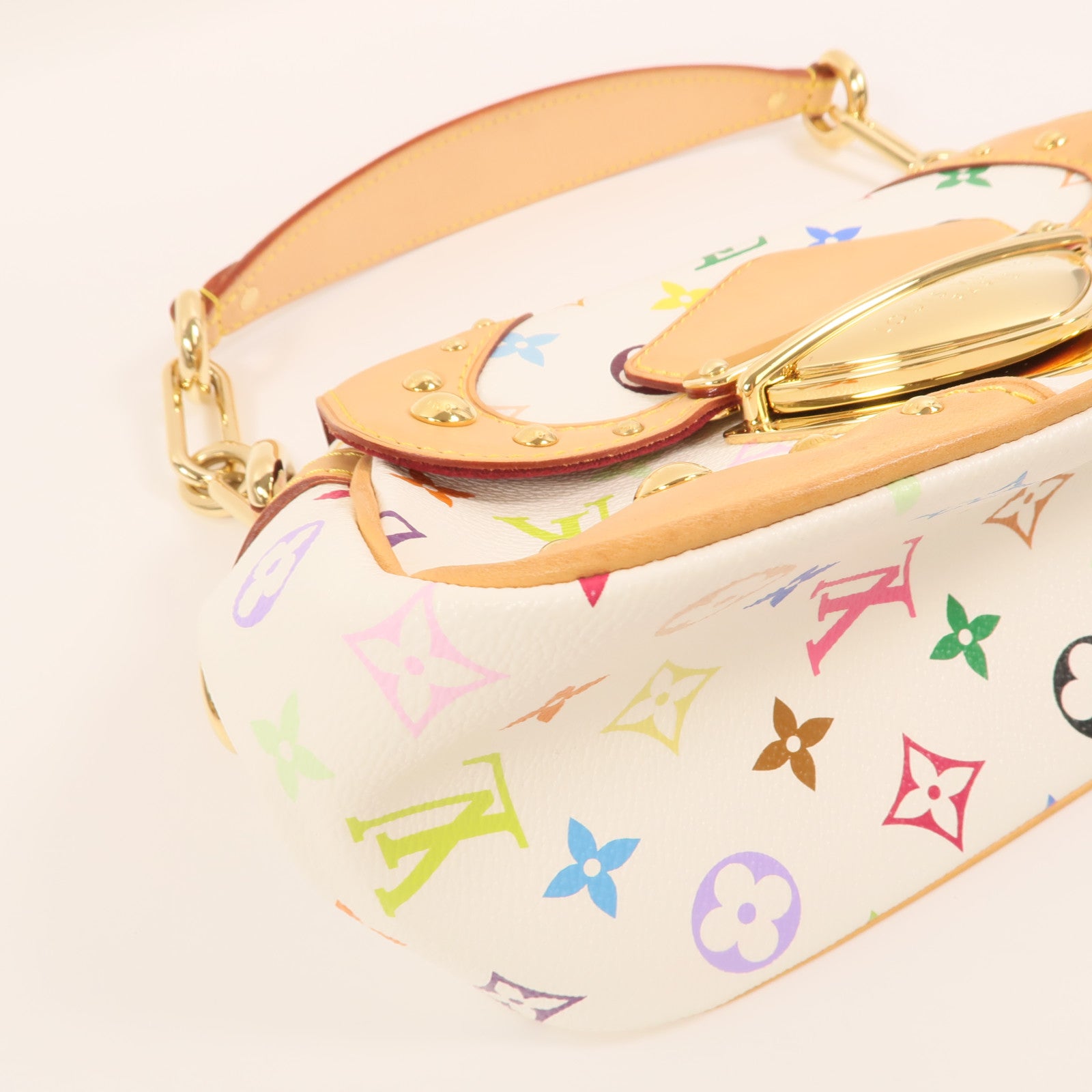 LOUIS VUITTON Monogram Multicolore Marilyn金扣肩背袋
