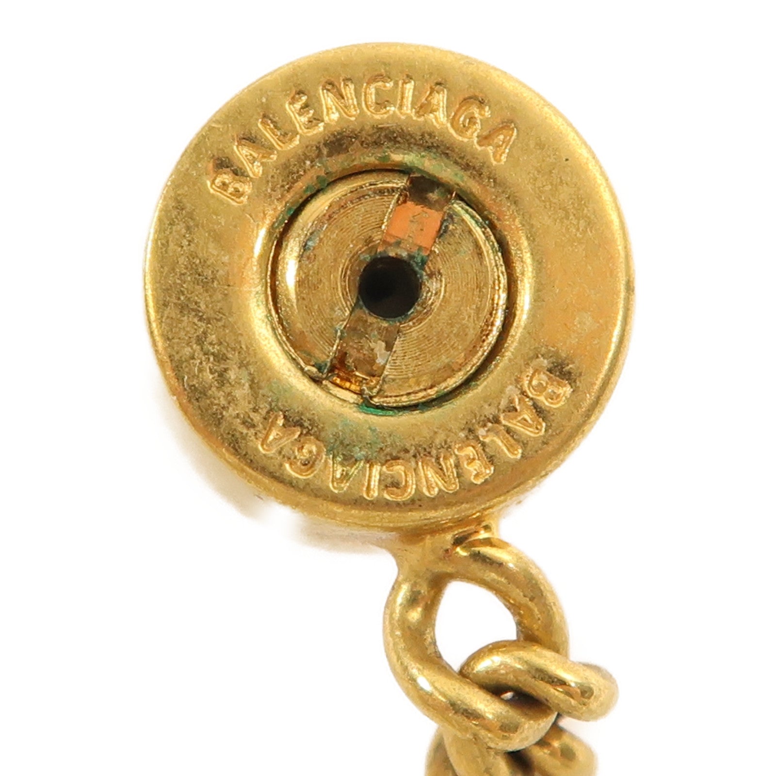 BALENCIAGA 金屬Screw Drop Earrings耳環金色