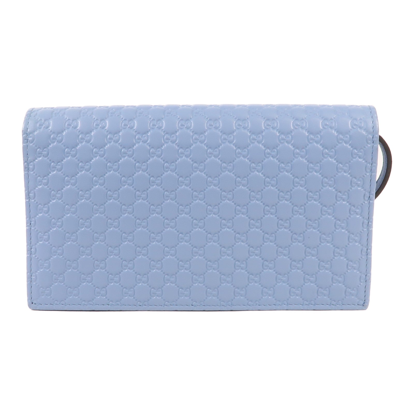 GUCCI Guccissima皮革Shoulder Wallet銀扣肩背袋