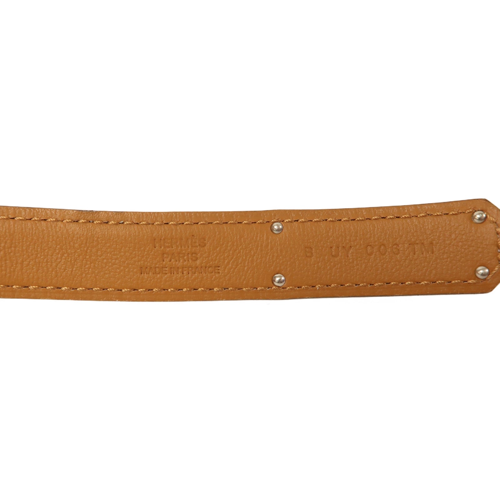 HERMES PHW Kelly Belt Epsom Leather Mauve Pale
