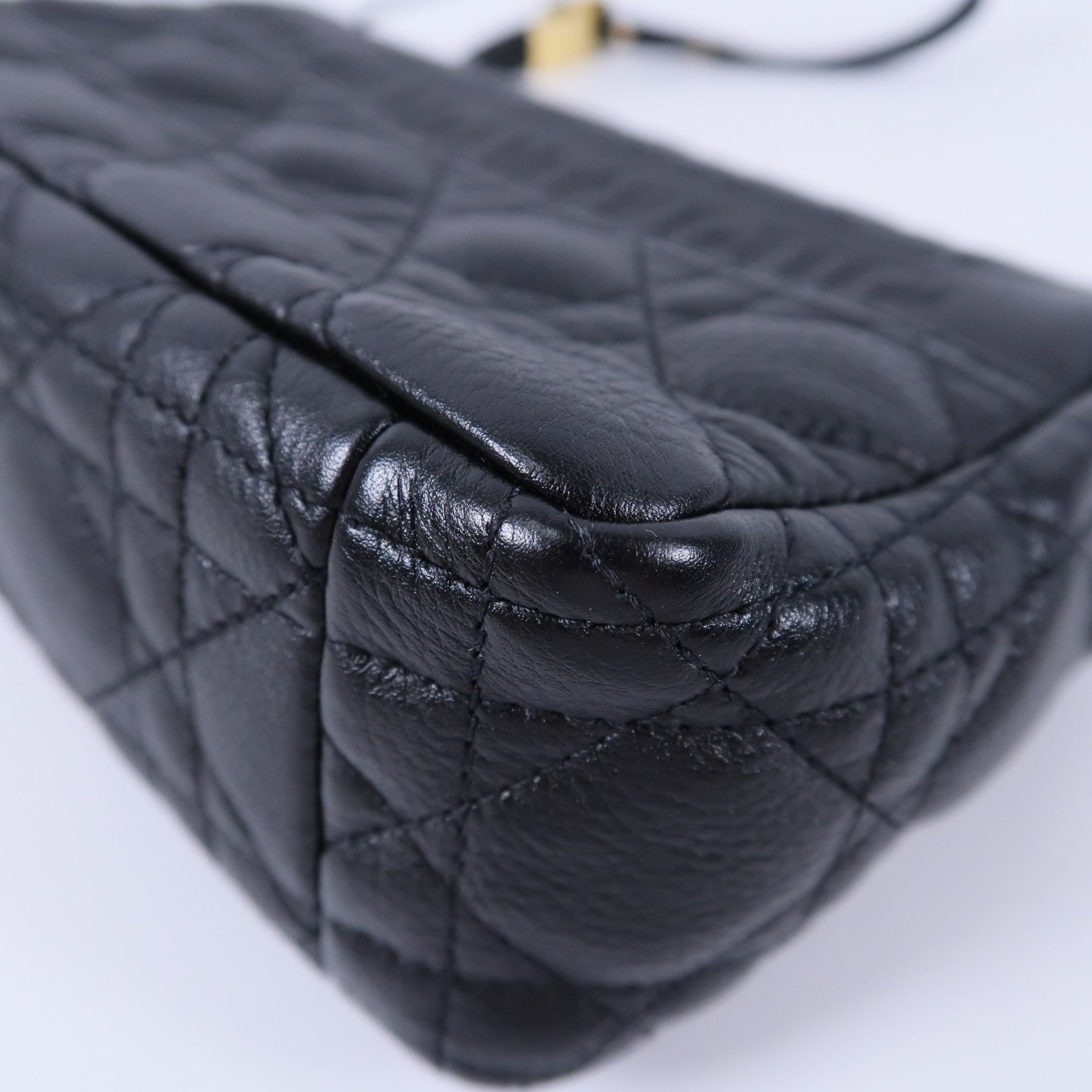 Dior 牛皮皮革Caro Small鏈帶肩背袋