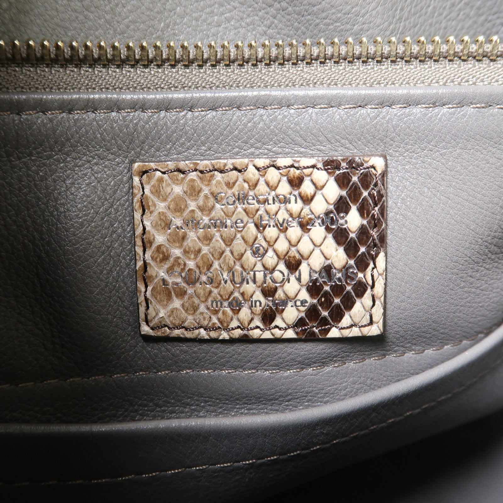 LOUIS VUITTON 【激減優惠】Monogram Suede/蛇皮皮革 Kohl Whisper PM金扣紫色
