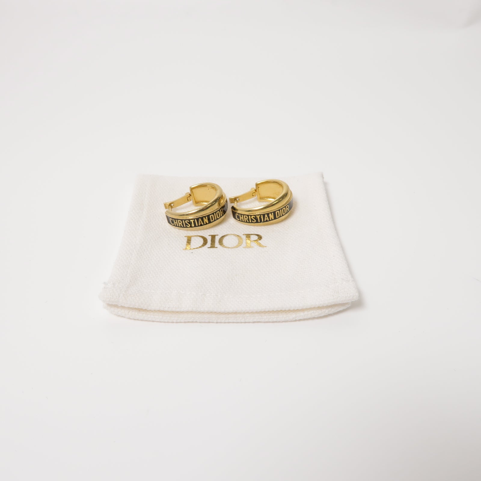 Dior 金属Earrings耳環金色
