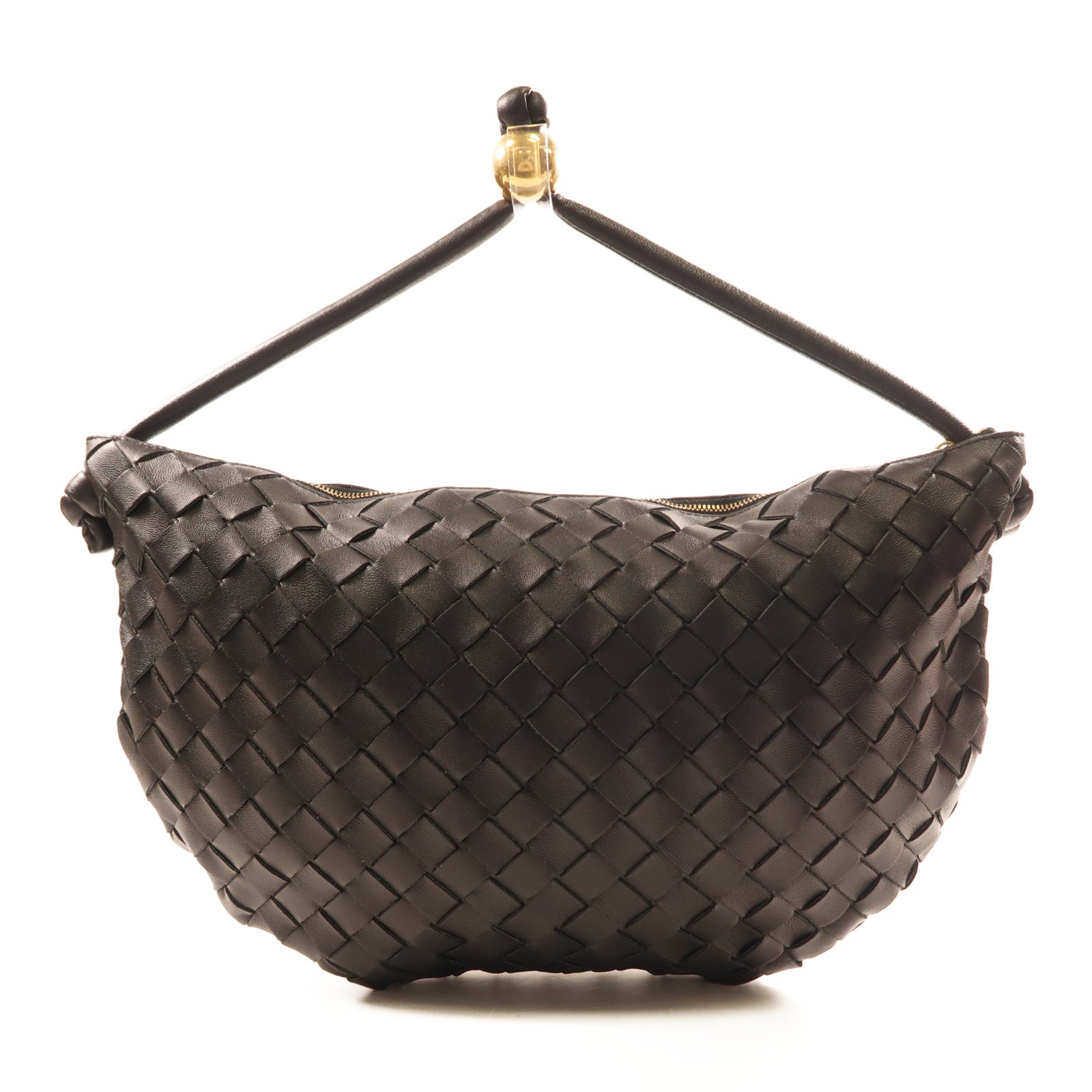 BOTTEGA VENETA 羊皮皮革Handbag金扣手挽袋