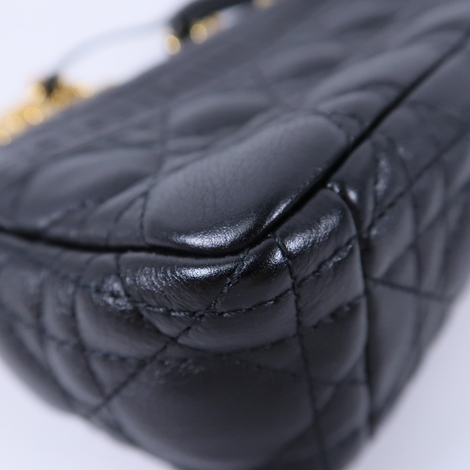 Dior 牛皮皮革Caro Small鏈帶肩背袋