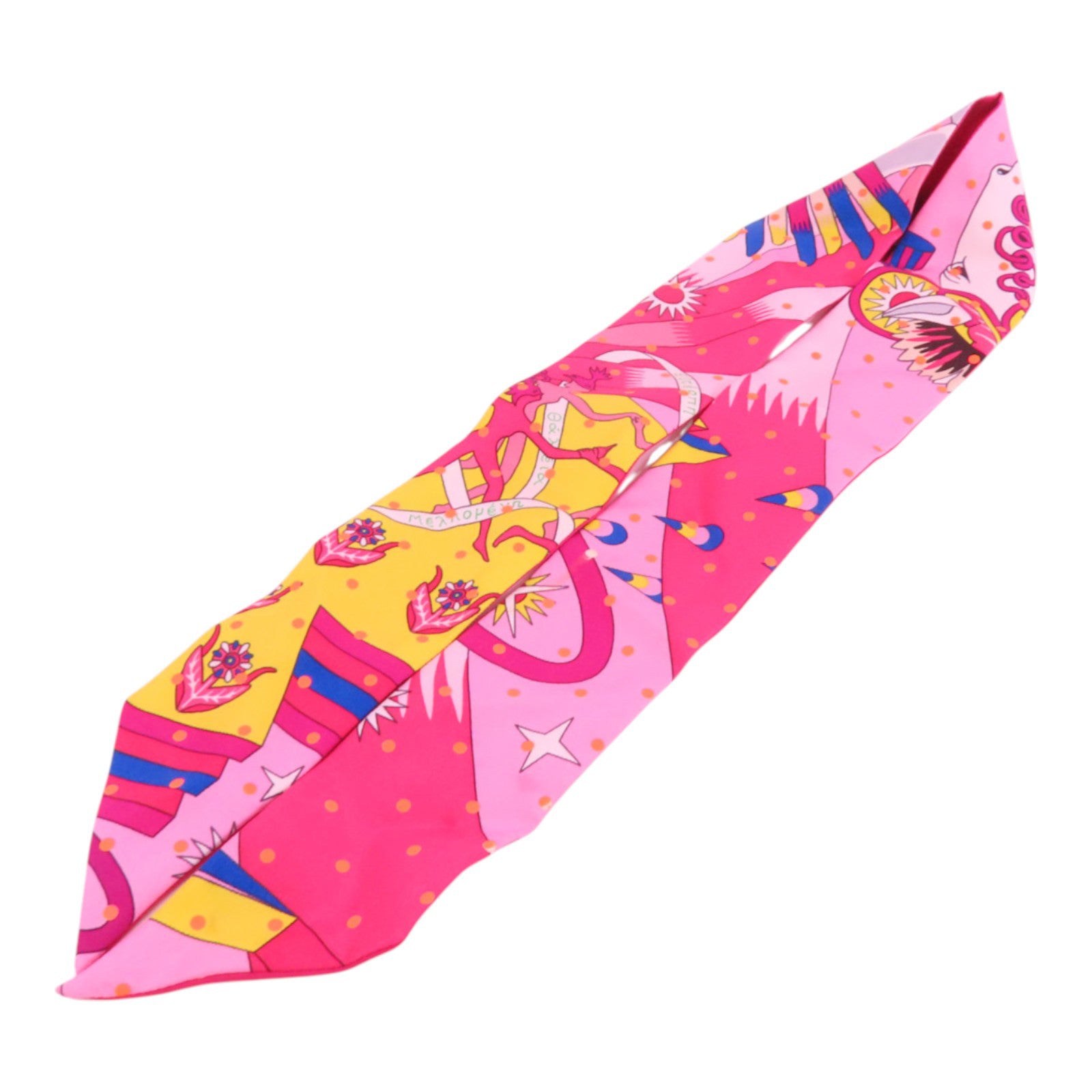 HERMES 絲質Twilly Scarf絲巾