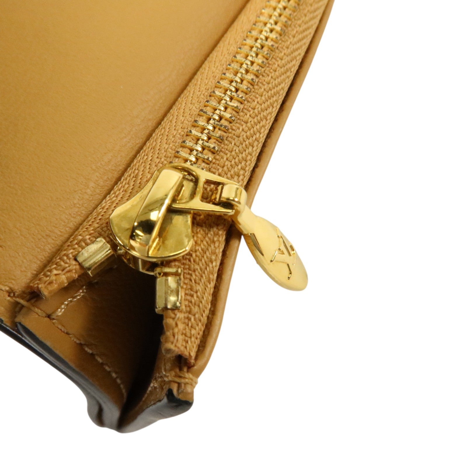 LOUIS VUITTON Taurillon Capuines Wallet金扣錢包