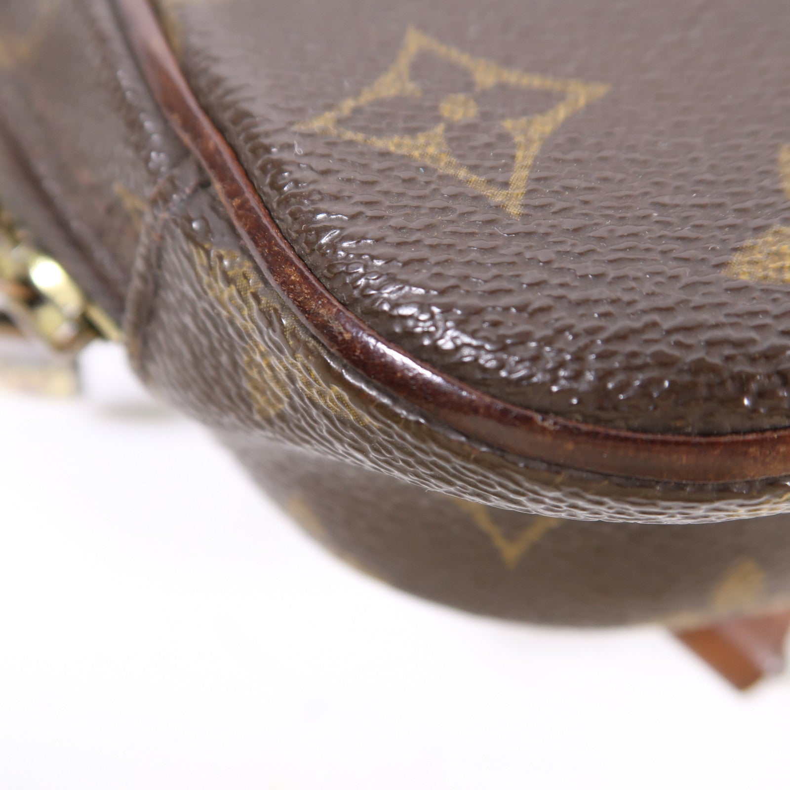 LOUIS VUITTON Monogram Pochette Gange金扣肩背袋啡色
