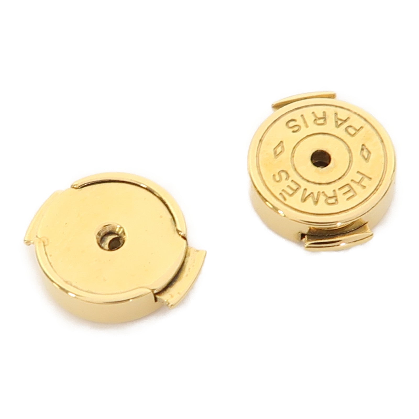 HERMES 金屬Cage d'H Earrings耳環黑色