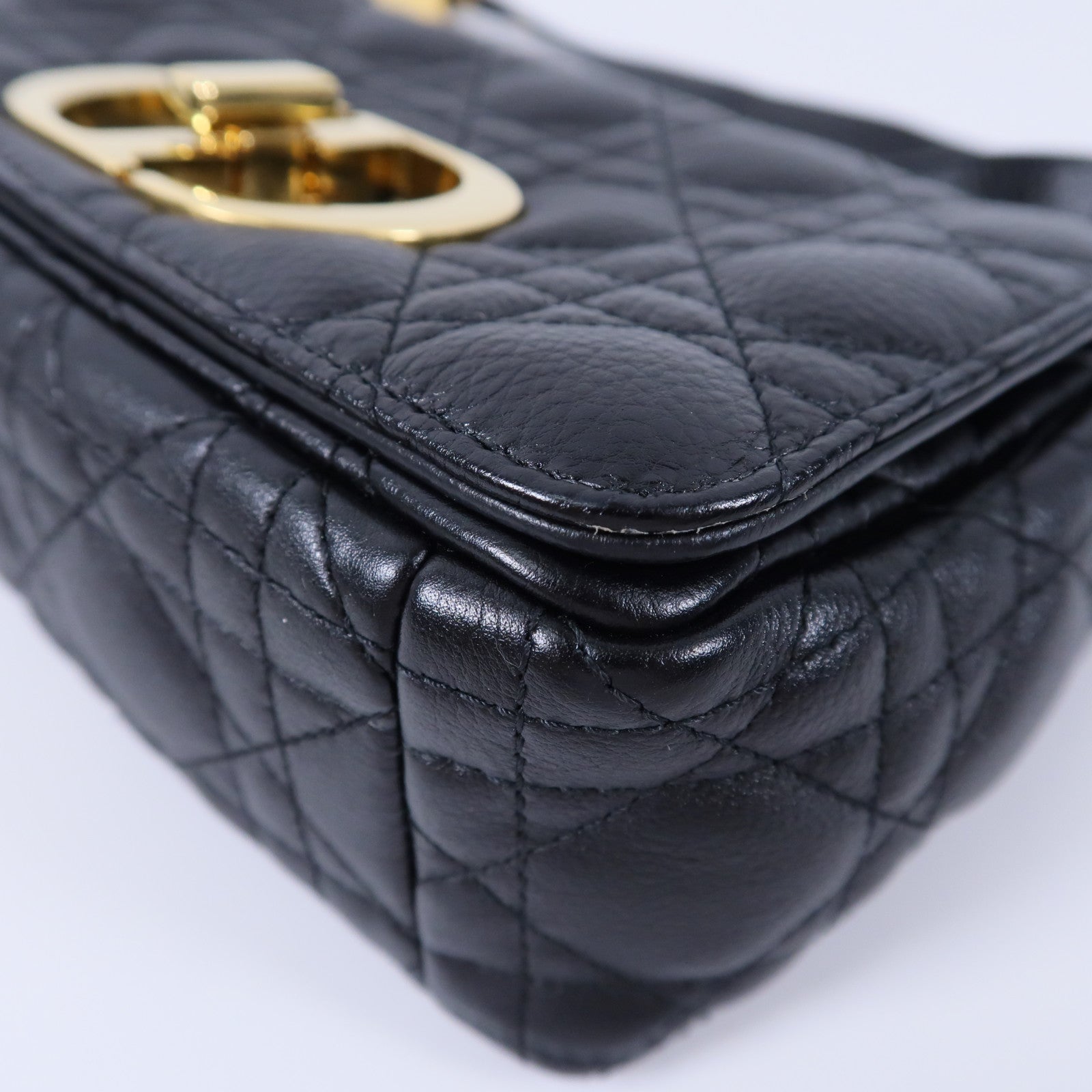 Dior 牛皮皮革Caro Small鏈帶肩背袋