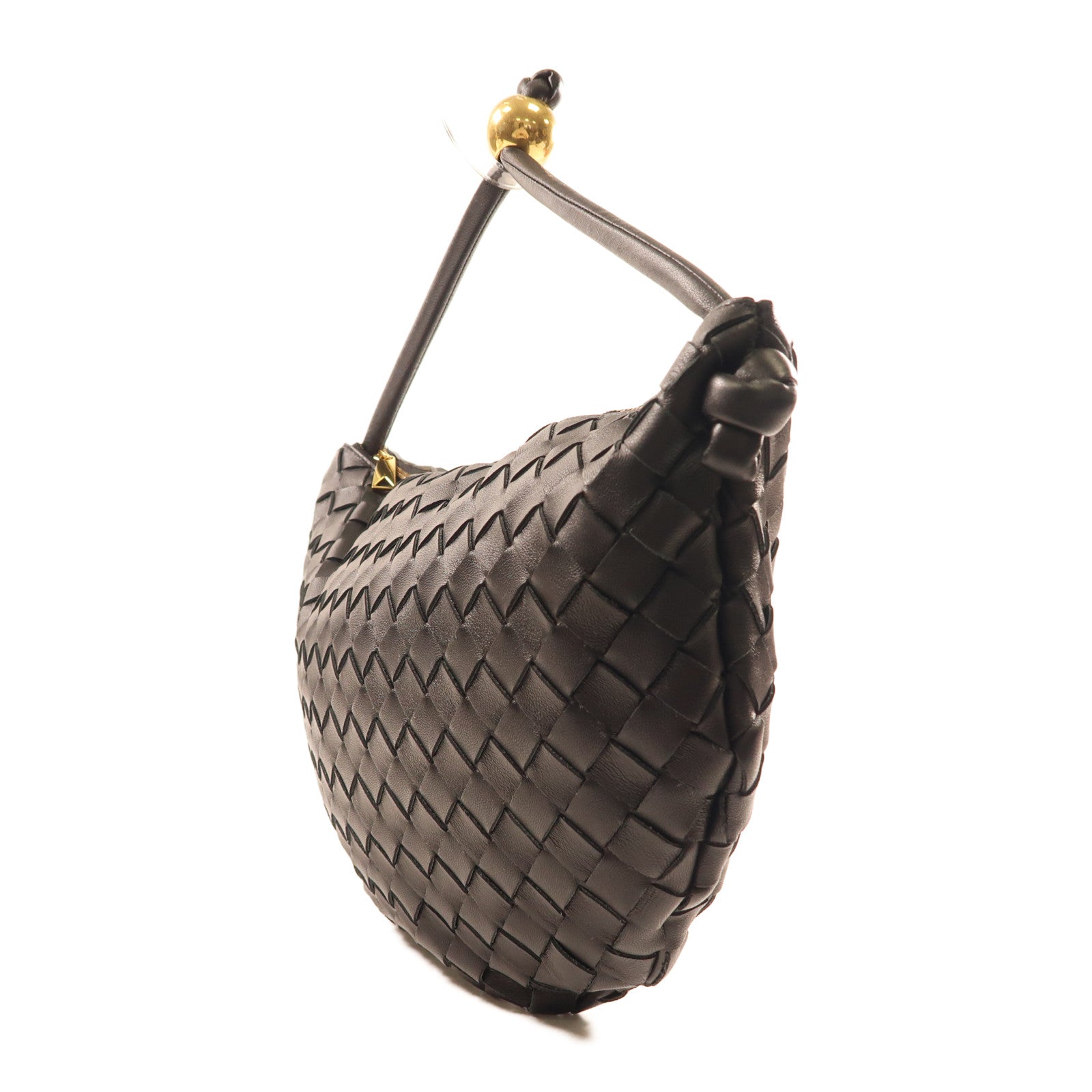 BOTTEGA VENETA 羊皮皮革Handbag金扣手挽袋