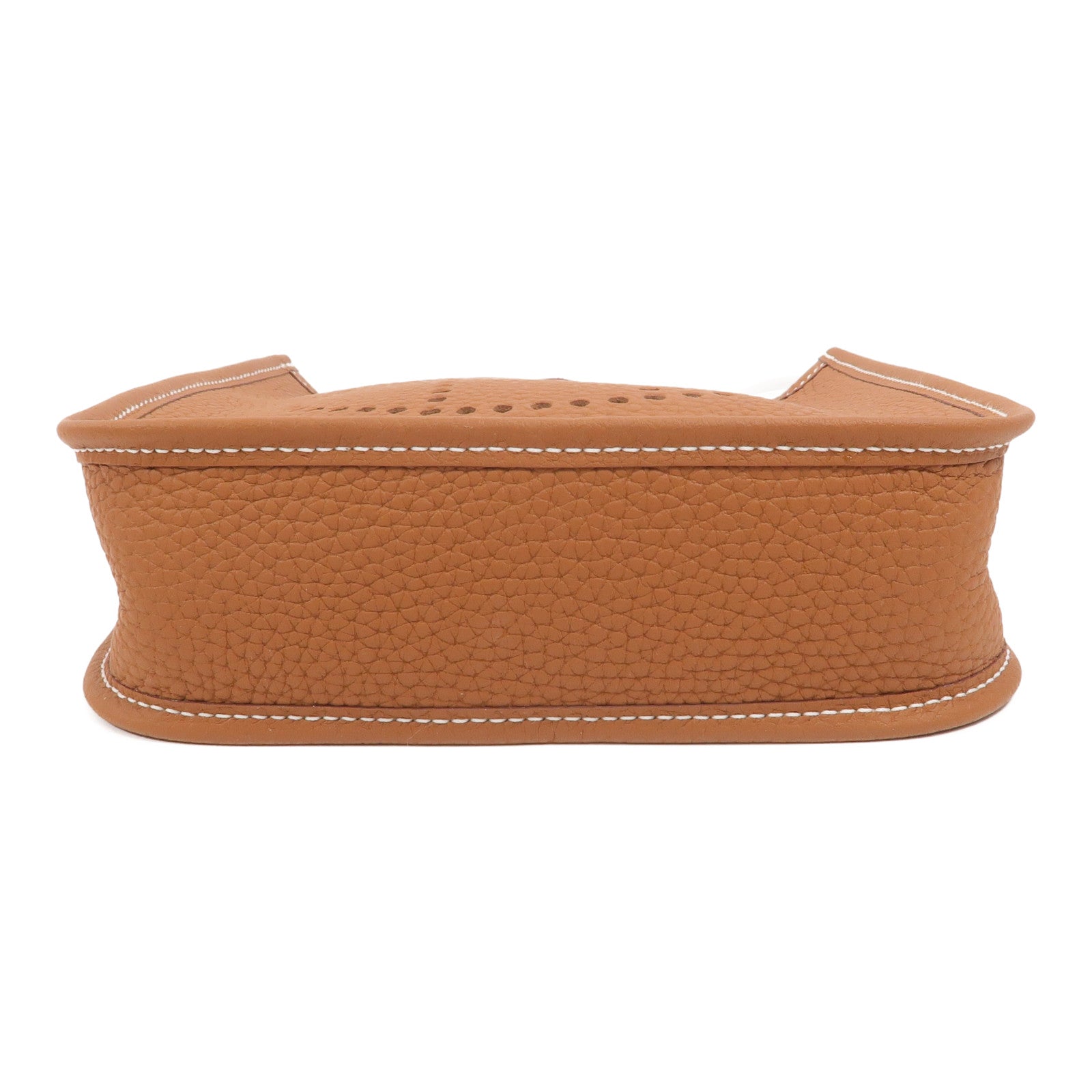 HERMES Clemence皮革Evelyne TPM肩背袋Gold