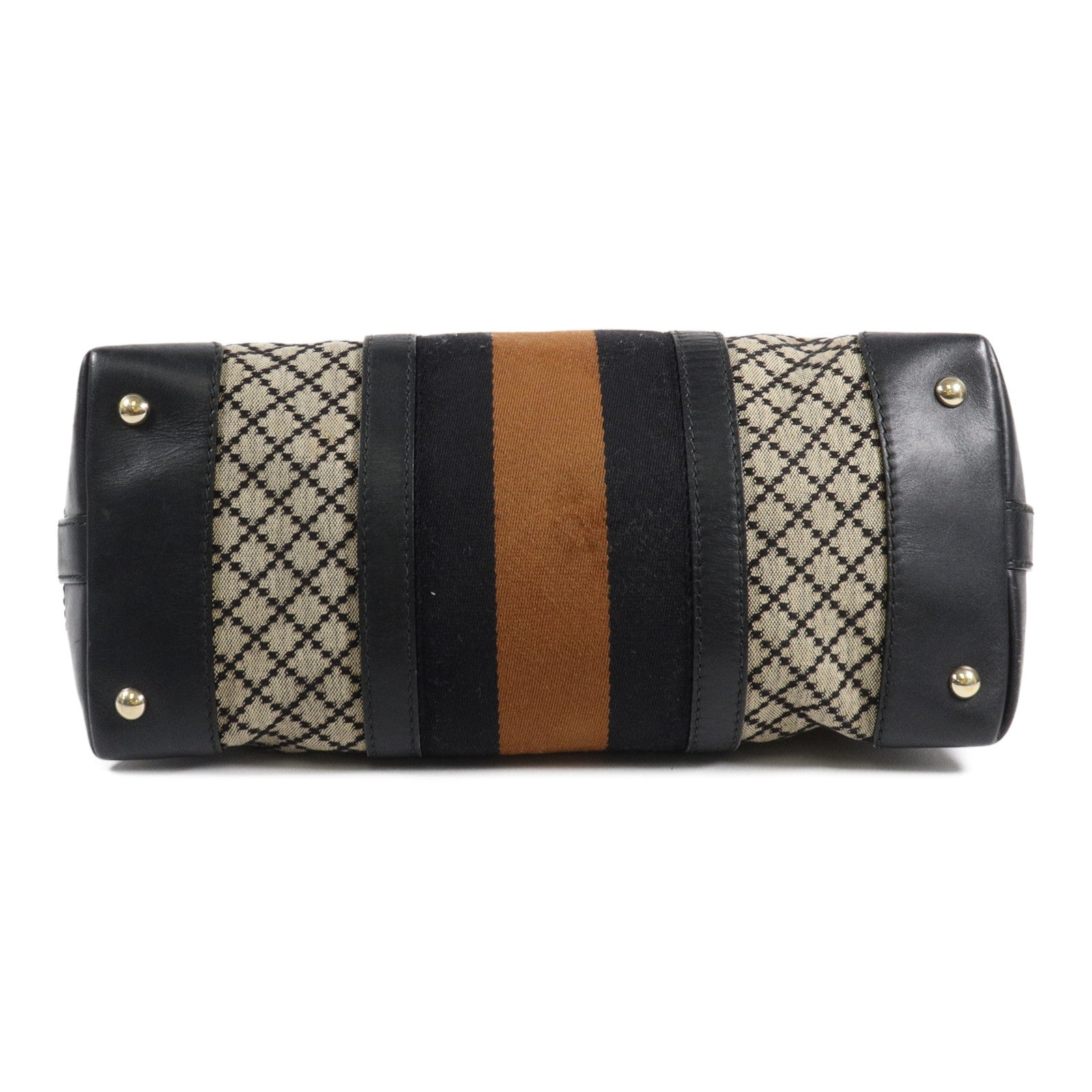 GUCCI 帆布Diamante Web 2 Way Bag手挽肩背兩用袋