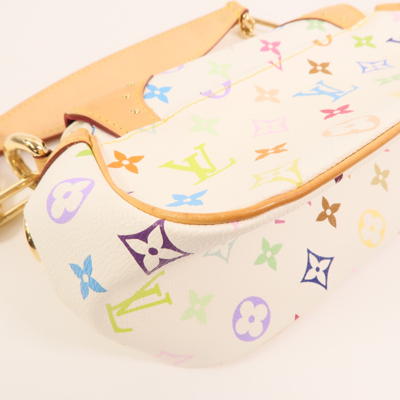 LOUIS VUITTON Monogram Multicolore Marilyn金扣肩背袋