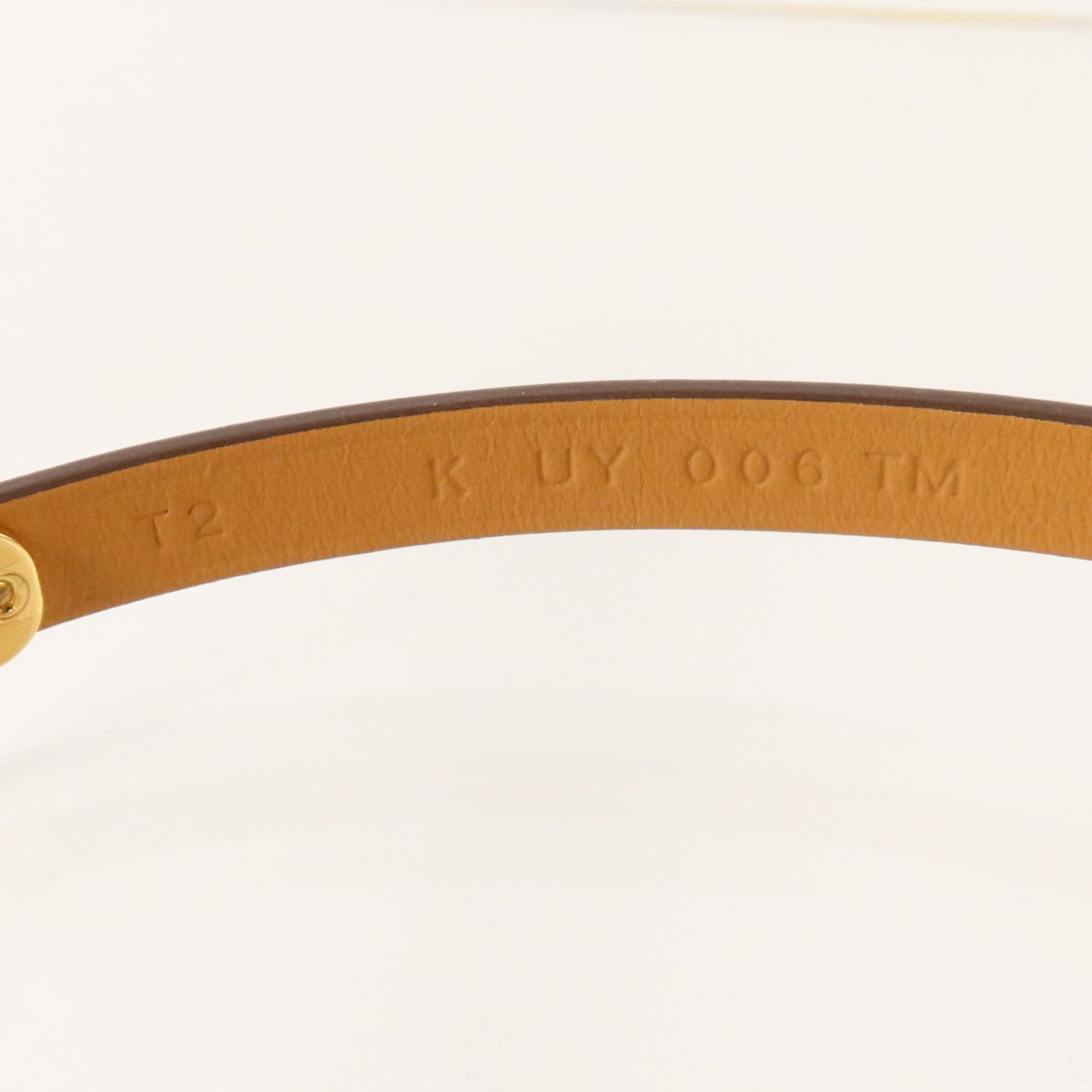 HERMES Chevre皮革Pop H Double Tour Bracelet金扣手鏈Rouge Casaque