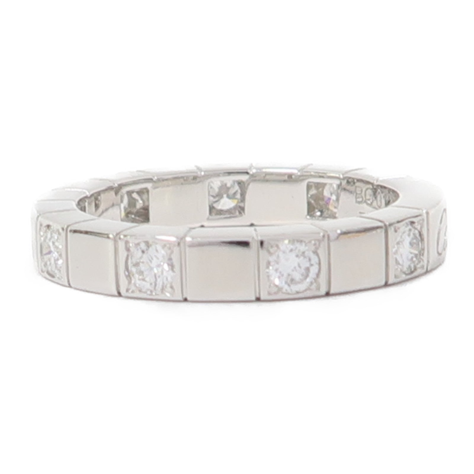 CARTIER 【激減優惠】18K白金Laniere Ring戒指Cartier#48/US#4.5