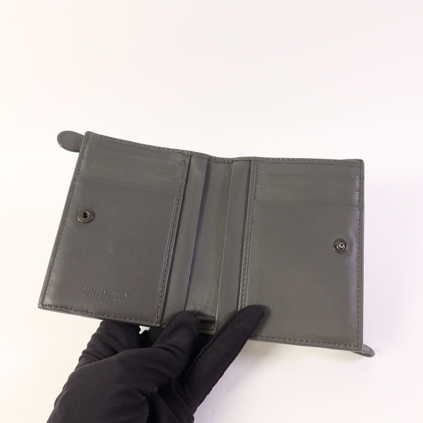 BOTTEGA VENETA 牛皮皮革Bifold Wallet錢包