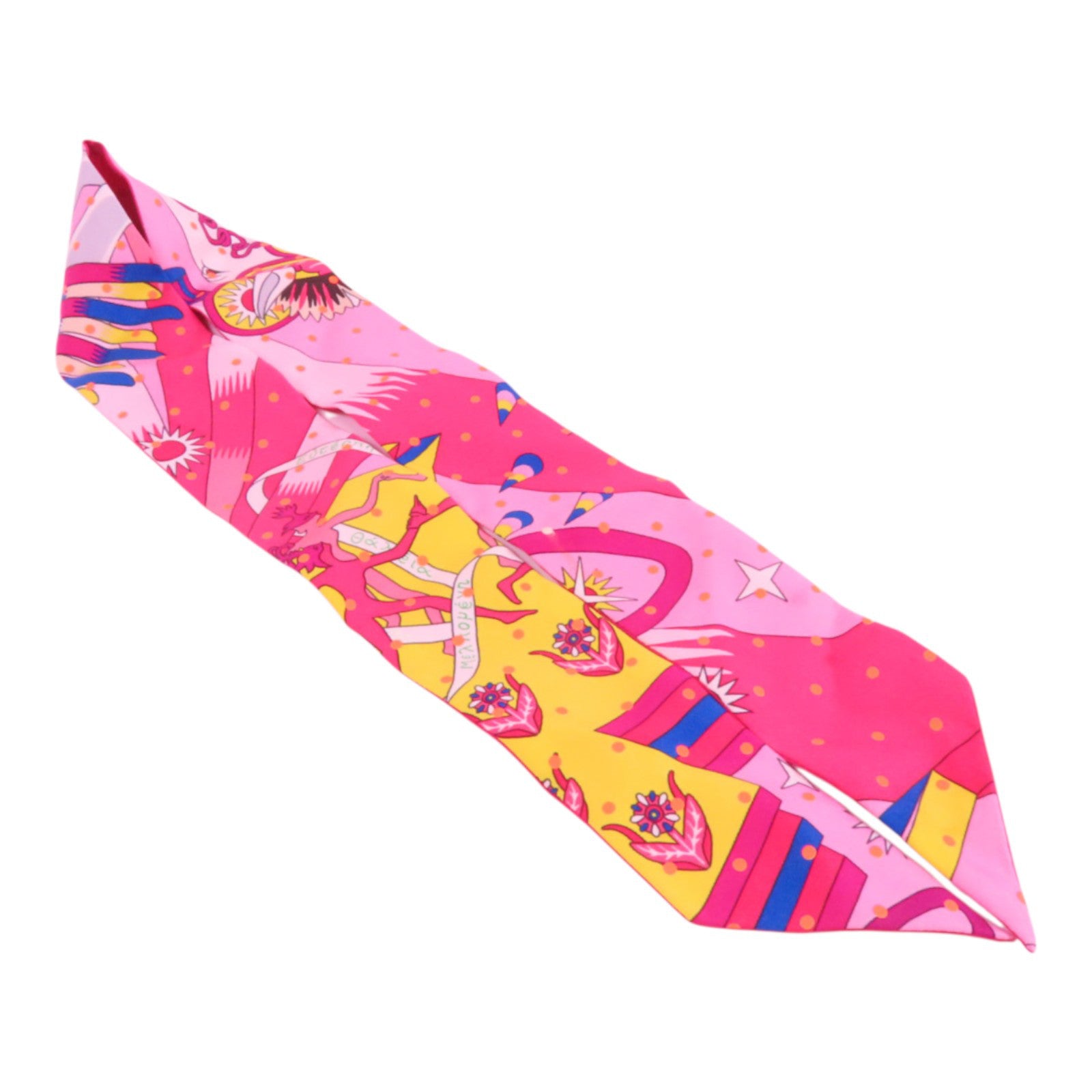 HERMES 絲質Twilly Scarf絲巾