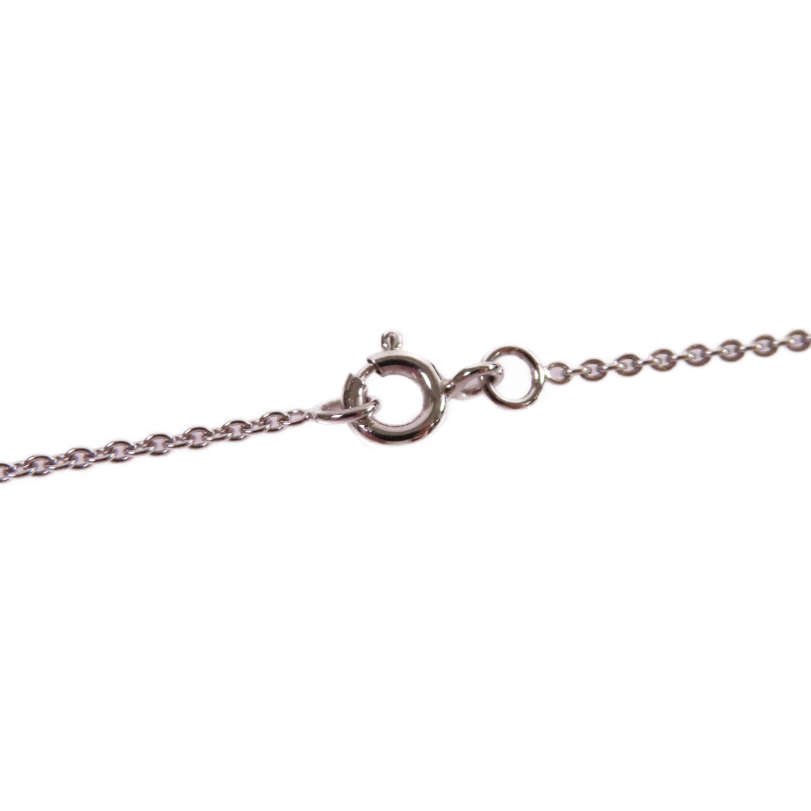 HERMES 18K白金/0.54ct鑽石Finesse Diamond Necklace項鏈