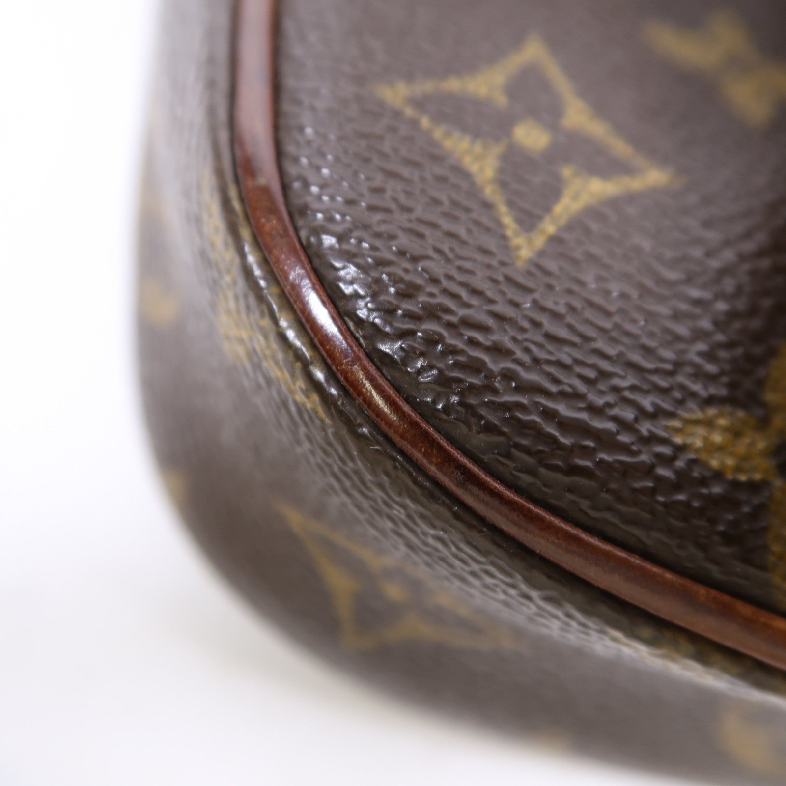 LOUIS VUITTON Monogram Pochette Gange金扣肩背袋啡色