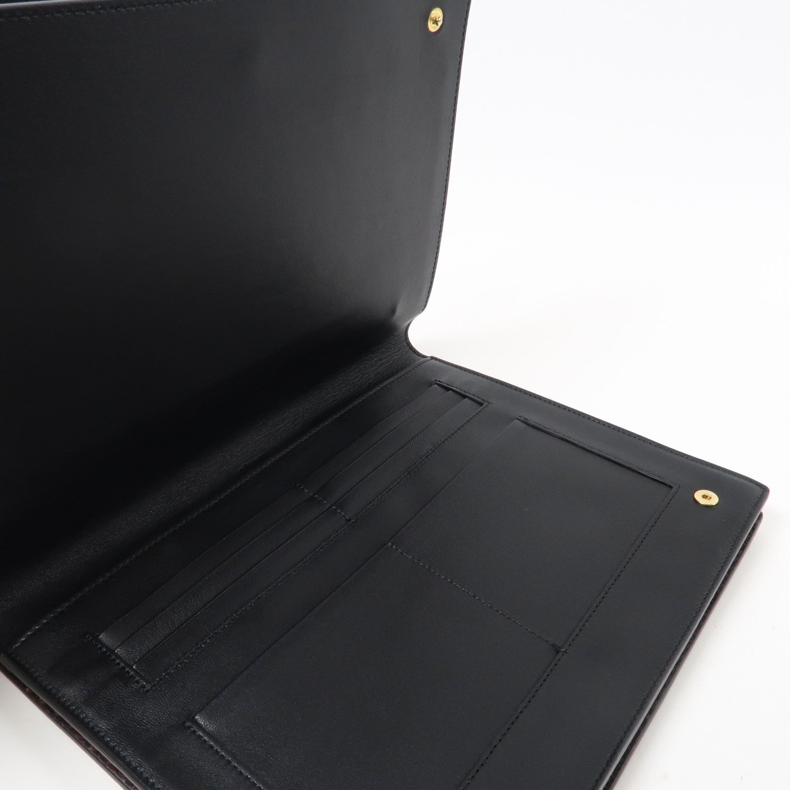 CELINE 蛇皮皮革Clutch Bag金扣手拿包紅色